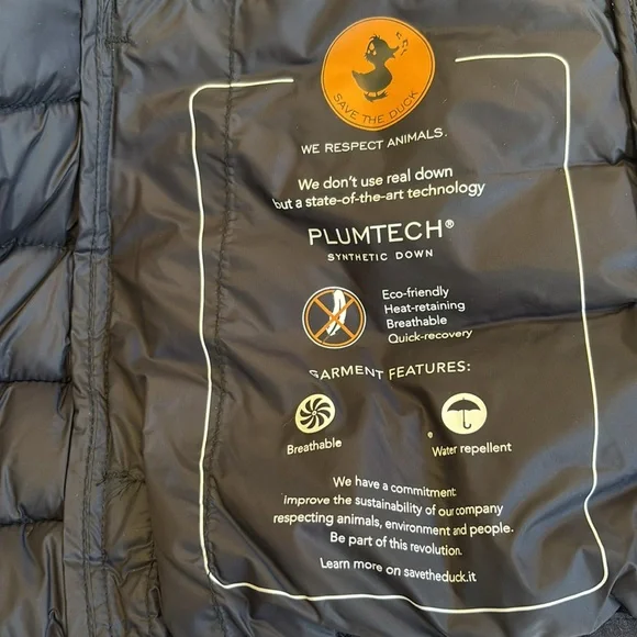 Save the Duck Puffer Vest in Black - Picture 3 of 5